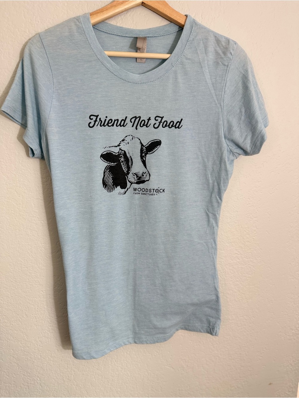 'Friend Not Food' Light Blue Short Sleeve Tee